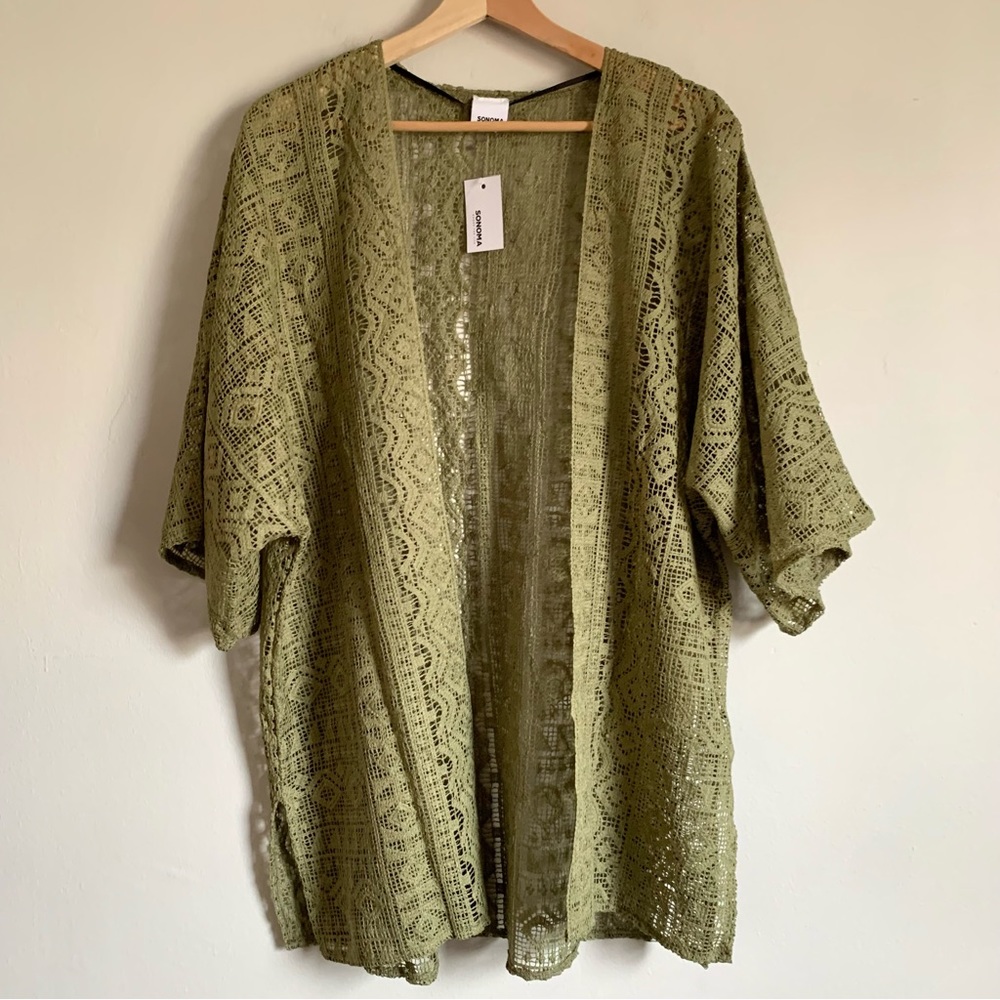 Women’s Olive Green Kimono NWT Sonoma